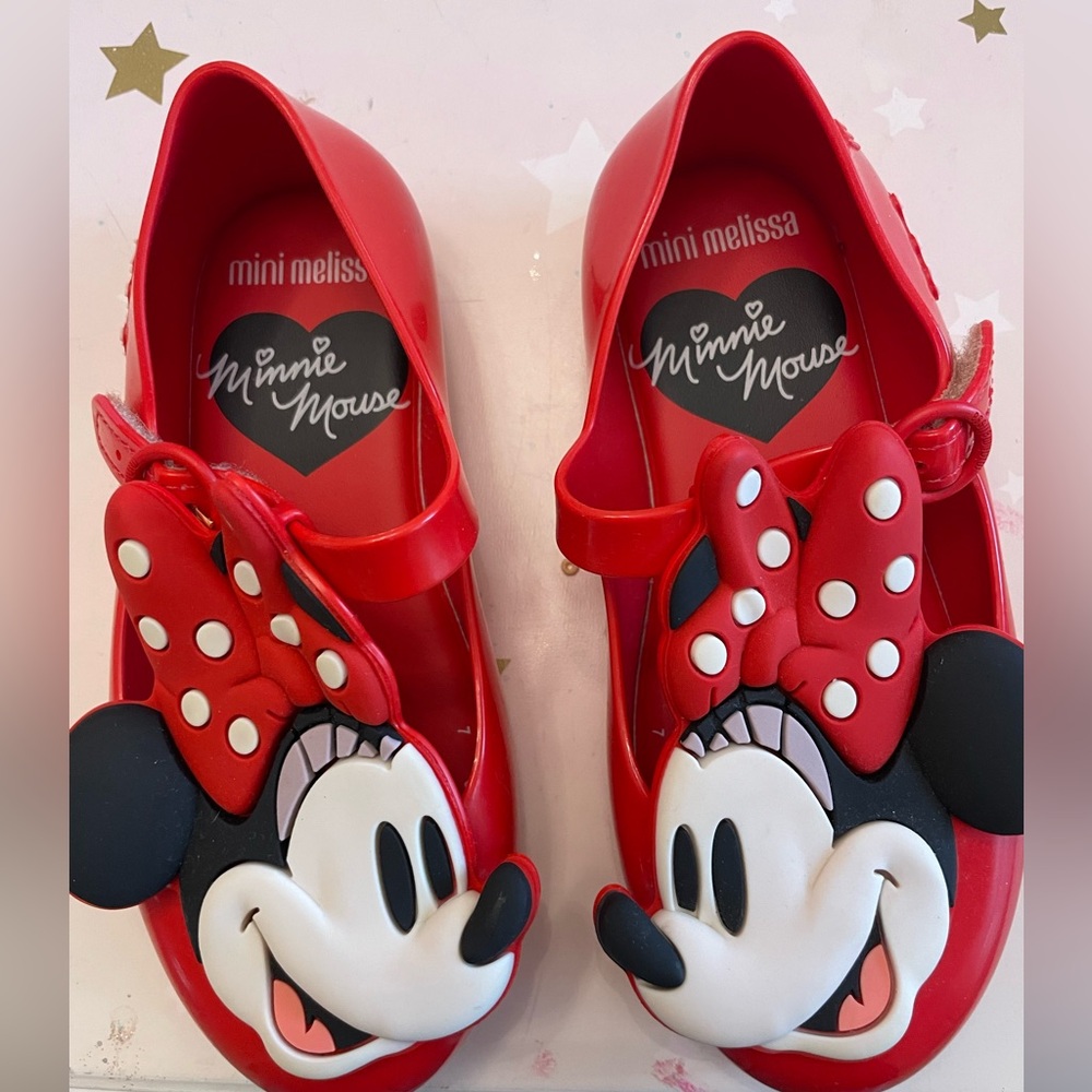 Mini Melissa Disney Minnie Mouse shoes sz 11